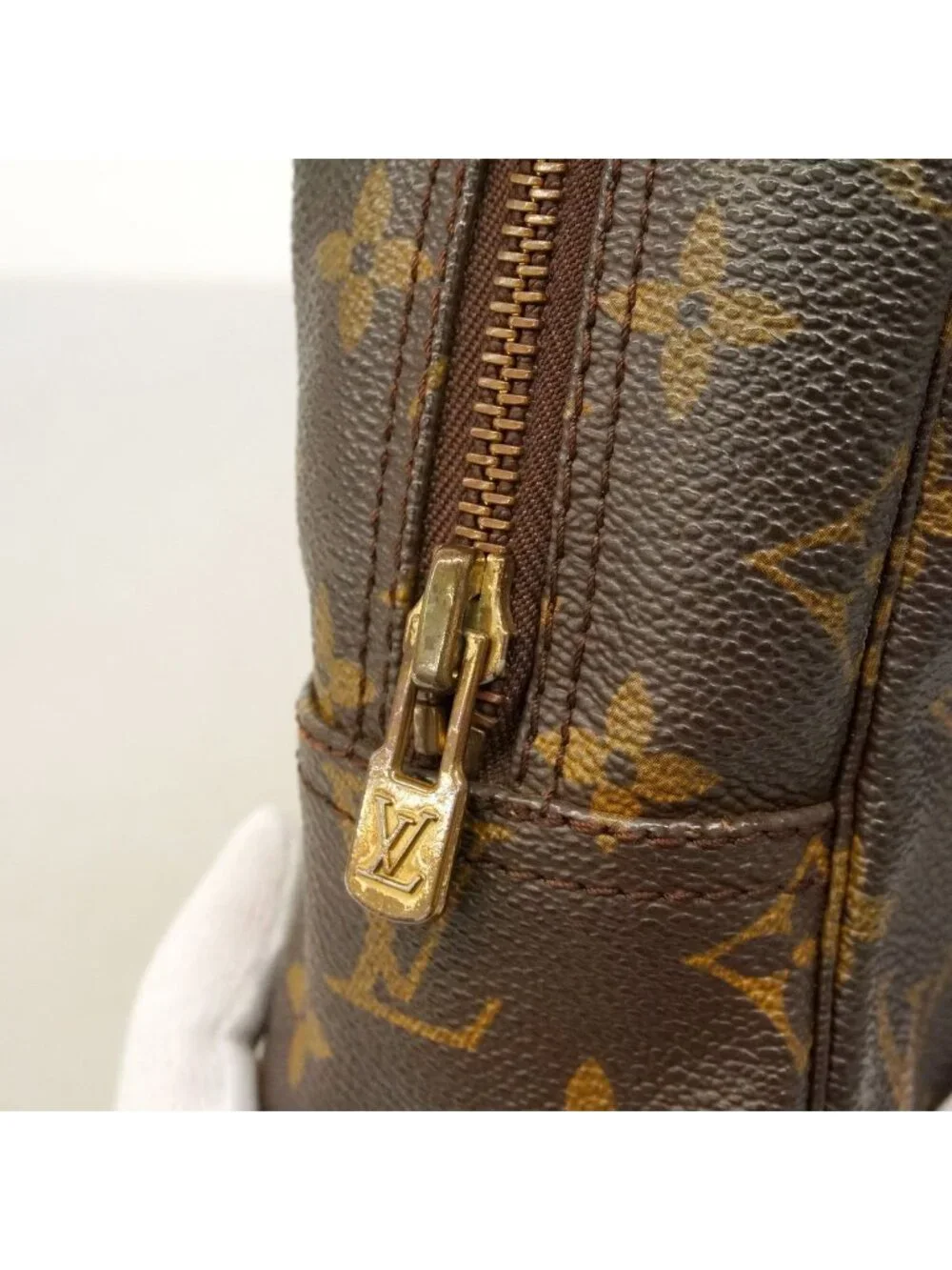 Louis Vuitton Pouch Monogram Trousse Toilet 28 Brown